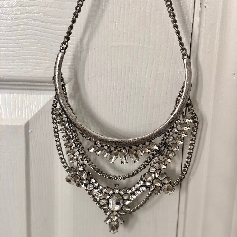 BaubleBar - Crystal Grendel Bib Necklace